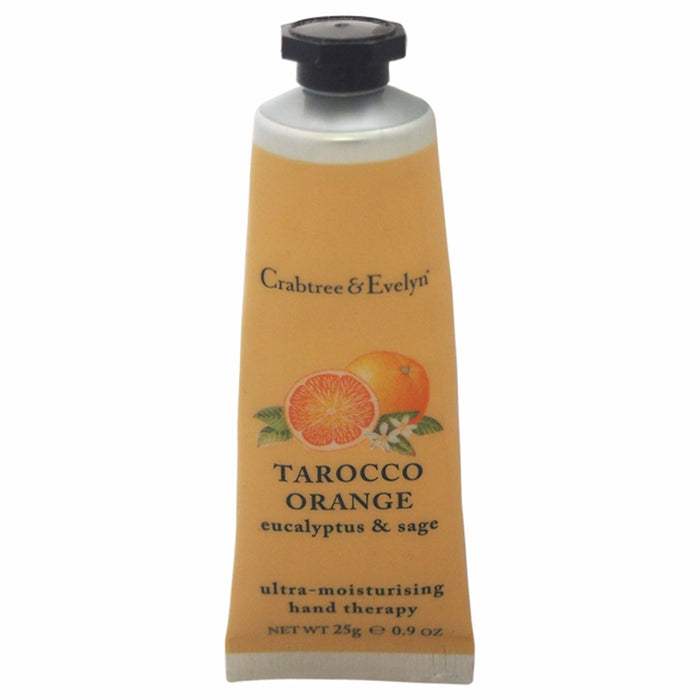 Cremă de mâini Crabtree & Evelyn Tarocco Orange, Eucalyptus & Sage, ultra-hidratantă, 25 g