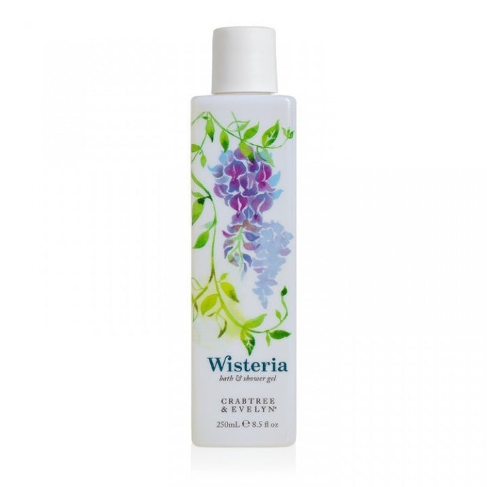 Gel de duș Crabtree & Evelyn Wisteria, pentru toate tipurile de piele, 250 ml