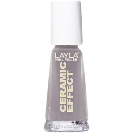Layla Ceramic Effect Nail Polish N.50 Sweet Concrete - Culoare Gri Deschis