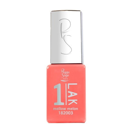 Gel Polish Peggy Sage Mellow Melon, Semipermanent, Culori intense, Finisaj lucios