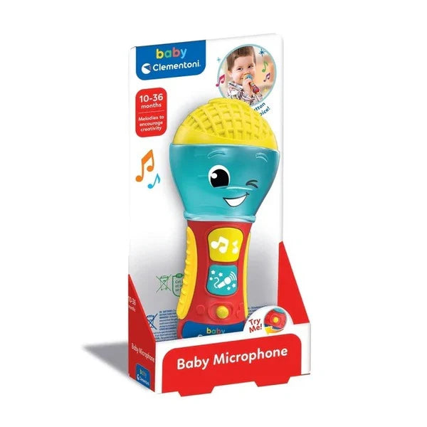 Microfon interactiv Clementoni Baby, 10–36 luni