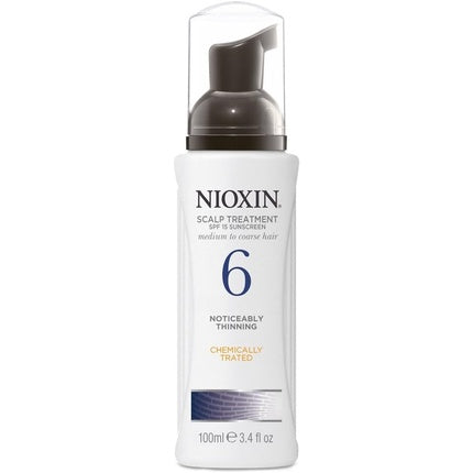 Nioxin Scalp Treatment System 6, pentru păr subțiat chimic tratat, 100ml