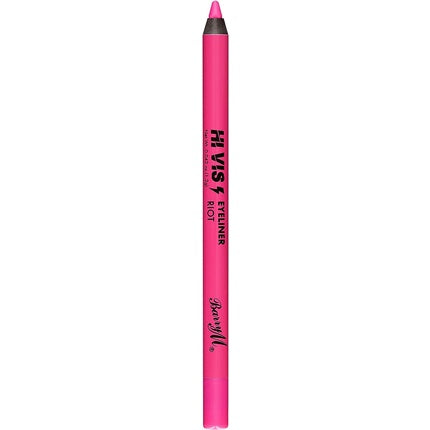 Creion pentru ochi Barry M Hi Vis Bold Waterproof Eyeliner Riot, roz neon, 8.3ml