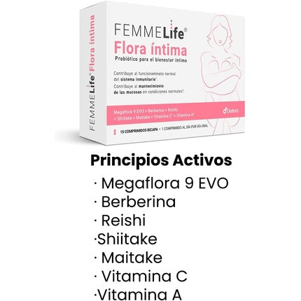 Supliment intim FemmeLife Flora, 15 tablete