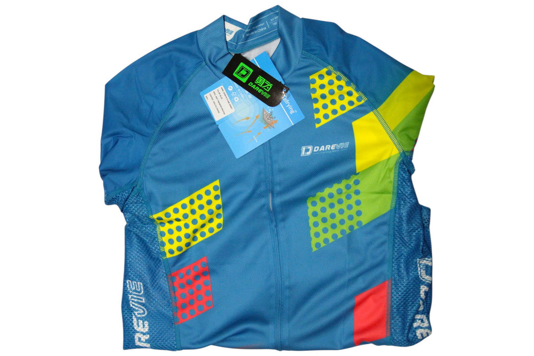Vestă de ciclism Darevie Pro Jersey Track Jackets, fără mâneci, albastră