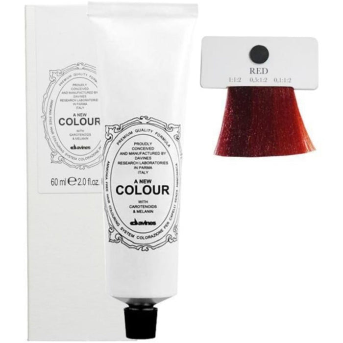 Vopsea permanentă de păr Davines A New Colour, nuanța Red, 60 ml