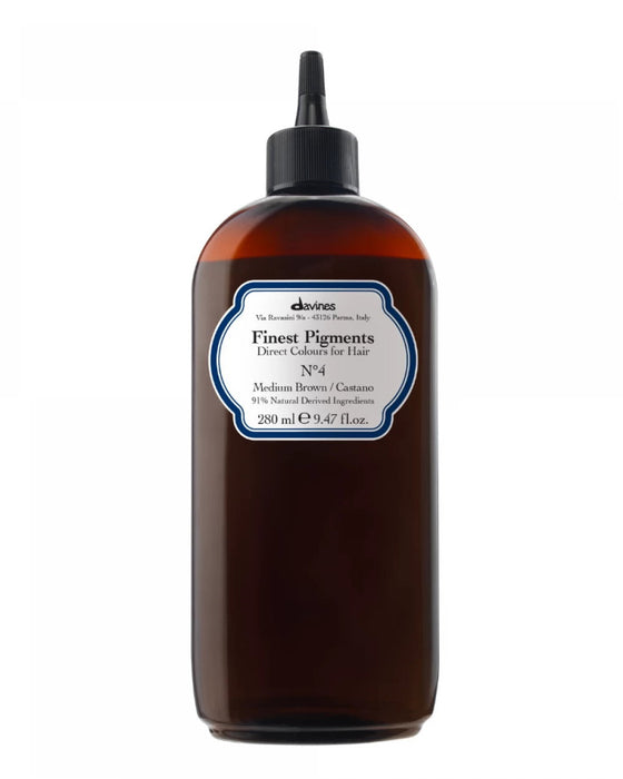Pigment colorant pentru păr Davines Finest Pigments, nuanța N.4 Medium Brown, 280 ml