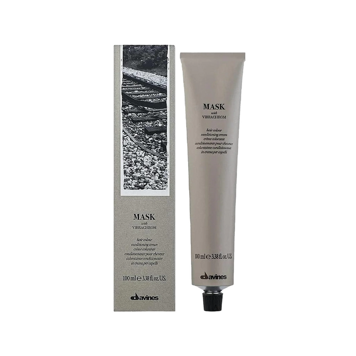 Vopsea permanentă de păr Davines Mask With Vibrachrom, nuanța 4.18, 100 ml