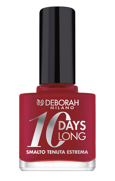 Lac de unghii Deborah 10 Days Long, nuanța 886 Roșu vintage, 11 ml