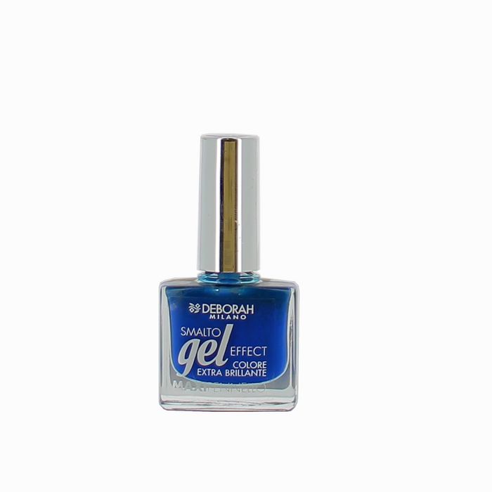 Lac de unghii Deborah Gel Effect, strălucire extremă, nuanța EN41 Albastru profund, 8,5 ml
