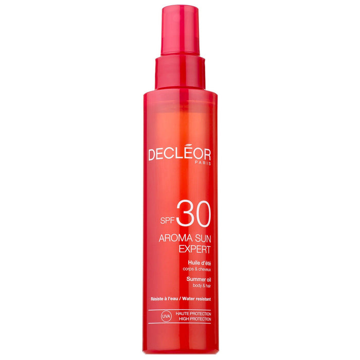 Ulei pentru păr și corp Decleor Aroma Sun Expert, hrănitor și hidratant, SPF 30, 150 ml, tester