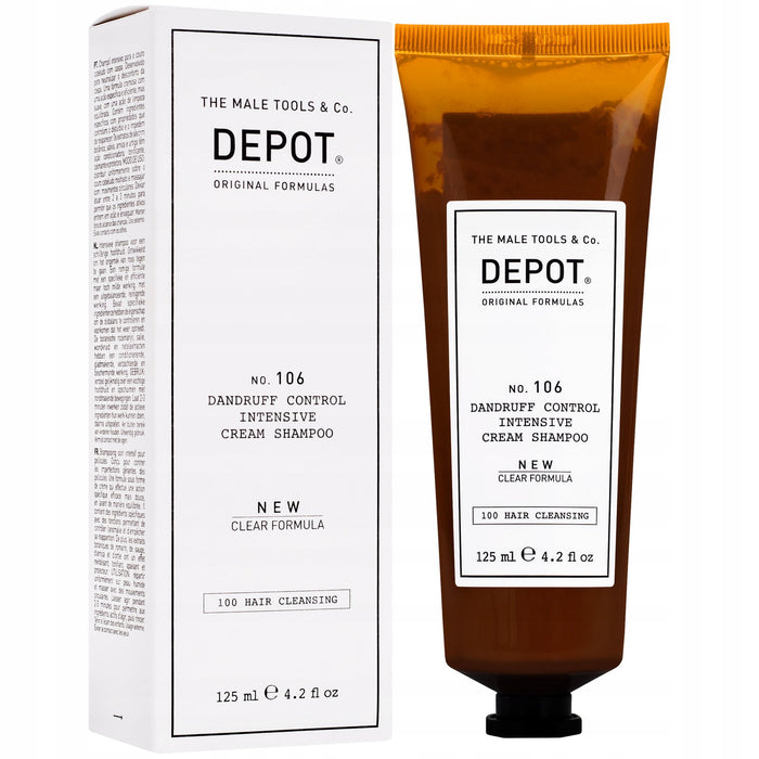 Șampon Depot 100 Hair Cleansing No. 106 Clear Formula, antimătreață, cu provitamina B5, 125 ml