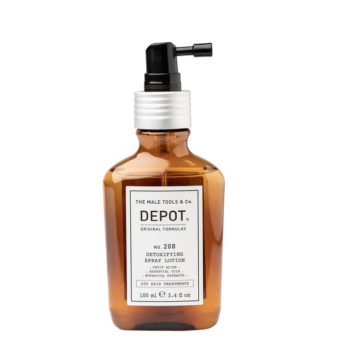 Loțiune pentru scalp Depot 200 Hair Treatments No. 208, detoxifiantă, fără clătire, 100 ml