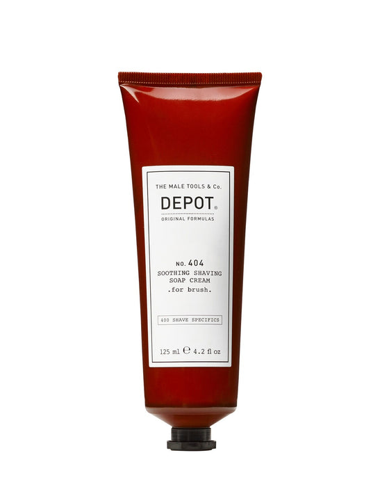 Cremă de săpun de bărbierit Depot 400 Shave Specifics No. 404, cu alantoină, calmantă, pentru bărbați, 125 ml