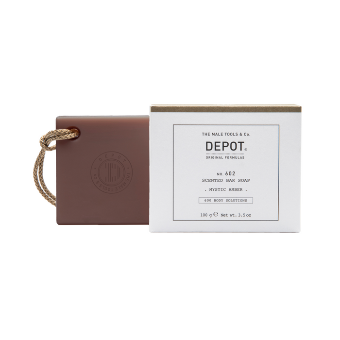 Săpun parfumat Depot 600 Body Solutions No. 602, cu complex botanic, Mystic Amber, 100 g