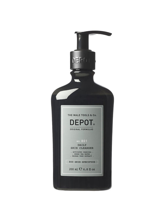 Gel de curățare facială Depot 800 Skin Specifics No. 801, cu cărbune activat, detoxifiant, 200 ml