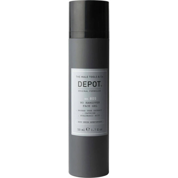 Gel facial Depot 800 Skin Specifics No. 805 No Hangover Face Gel, răcoritor, cu acid hialuronic, 50 ml