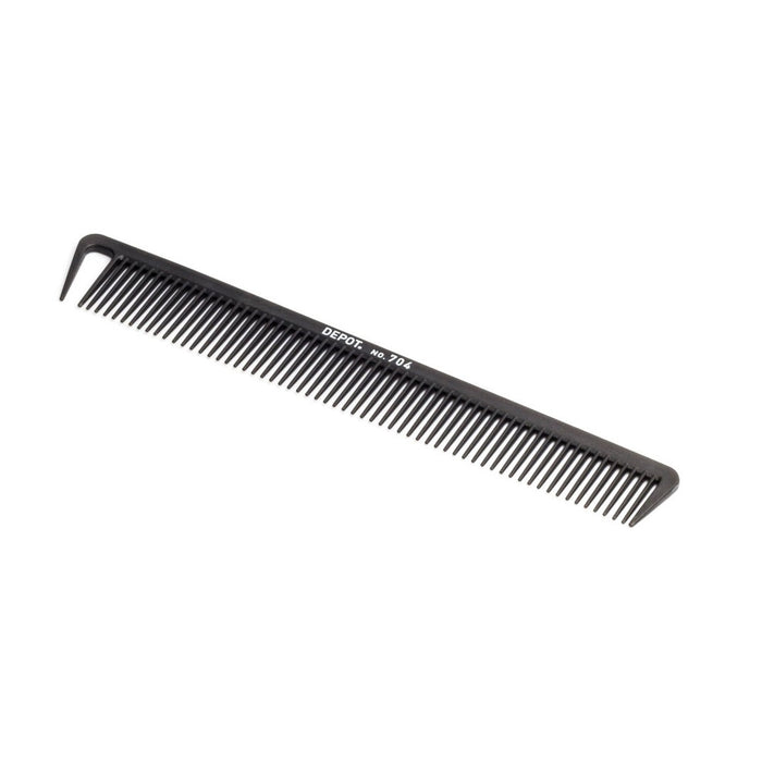 Pieptene de păr Depot Accessories No. 704 Carbon, din plastic, negru
