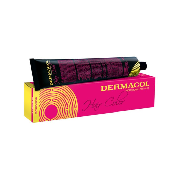 Vopsea permanentă de păr Dermacol Professional Hair Color, nuanța 7/0 Medium Blonde, 60 ml