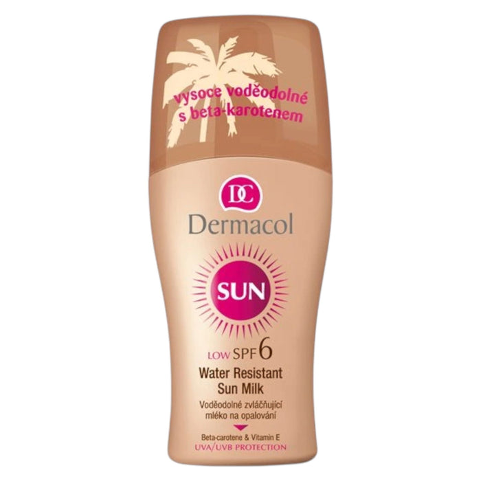 Lapte de soare Dermacol Sun, rezistent la apă, SPF 6, 200 ml, tester