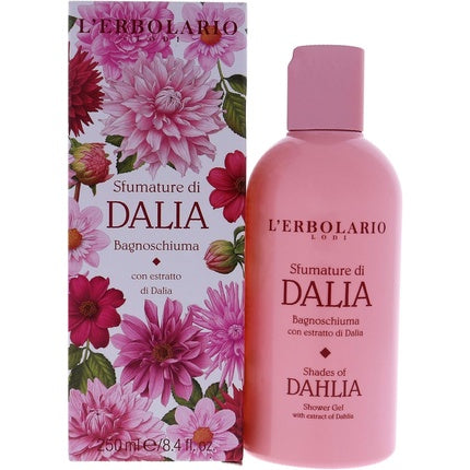 Gel de duș L'Erbolario Sfumature di Dalia, 250ml