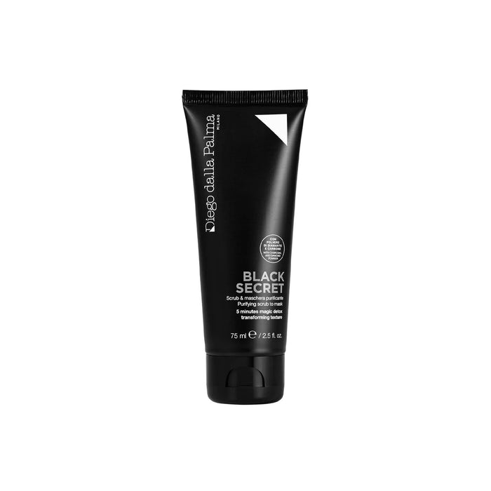 Exfoliant pentru corp Diego Dalla Palma Black Secret, purifiant, scrub și mască, 75 ml