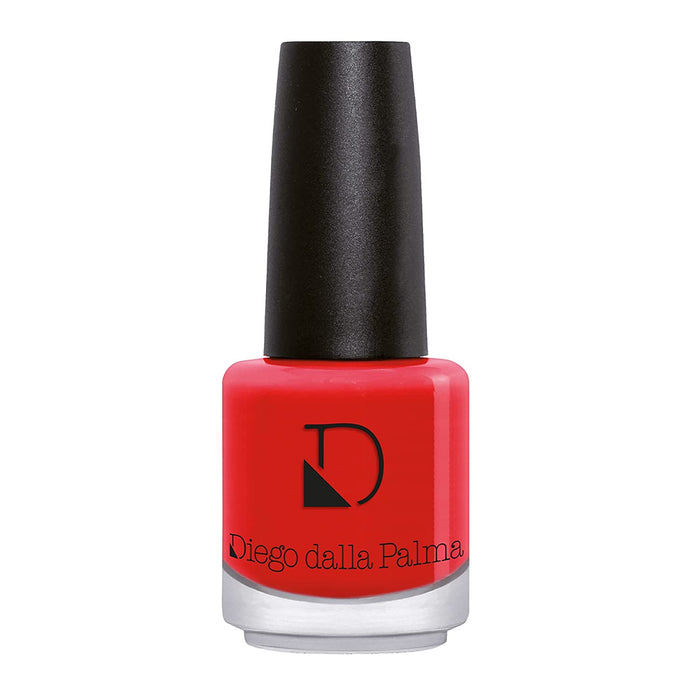 Lac de unghii Diego Dalla Palma Makeup Nails, fără toluen, acoperire completă, nuanța 224 Pasăre roșie, 14 ml