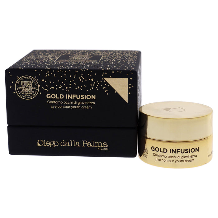Cremă pentru ochi Diego Dalla Palma Gold Infusion, hidratantă, de zi și de noapte, 15 ml