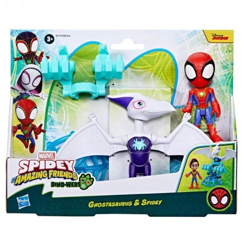 Set de figurine Hasbro Spidey și prietenii săi uimitori, Ghostasaurus și Spidey, 3+ ani