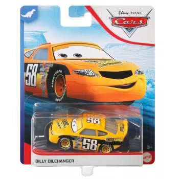 Mașinuță Mattel Cars 3, Billy Oilchanger, numărul 58