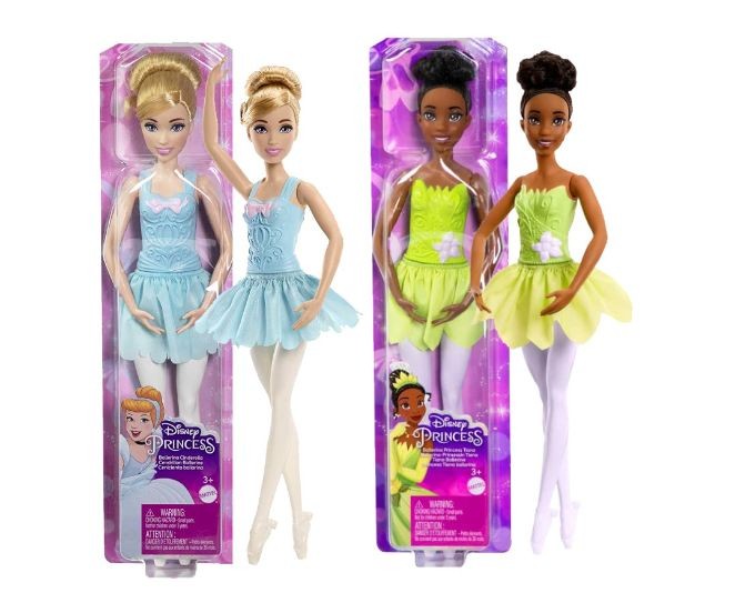 Păpușă Mattel Disney Princess Balerina, diverse modele, 3+ ani