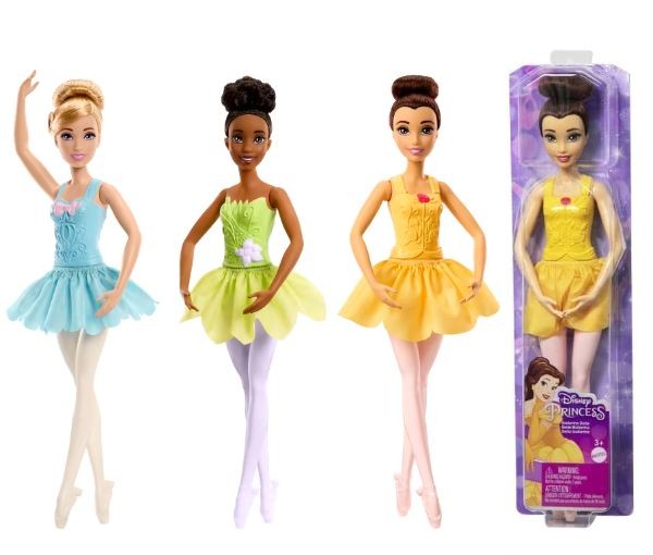 Păpușă Mattel Disney Princess Balerina, diverse modele, 3+ ani