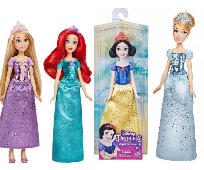Păpușă Hasbro Disney Princess Royal Shimmer, diverse modele, 3+ ani