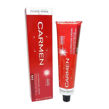 Cremă vopsea de păr, Eugene Perma Carmen, culoare roșie, capacitate 60ml
