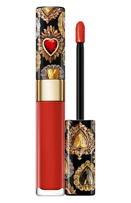 Ruj lichid Dolce & Gabbana Shinissimo, luciu intens, nuanța 600, 4,5 ml