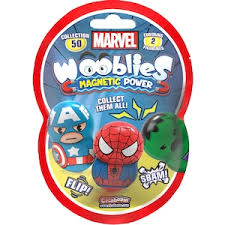 Set de 2 figurine Wooblies Marvel Magnetic Power