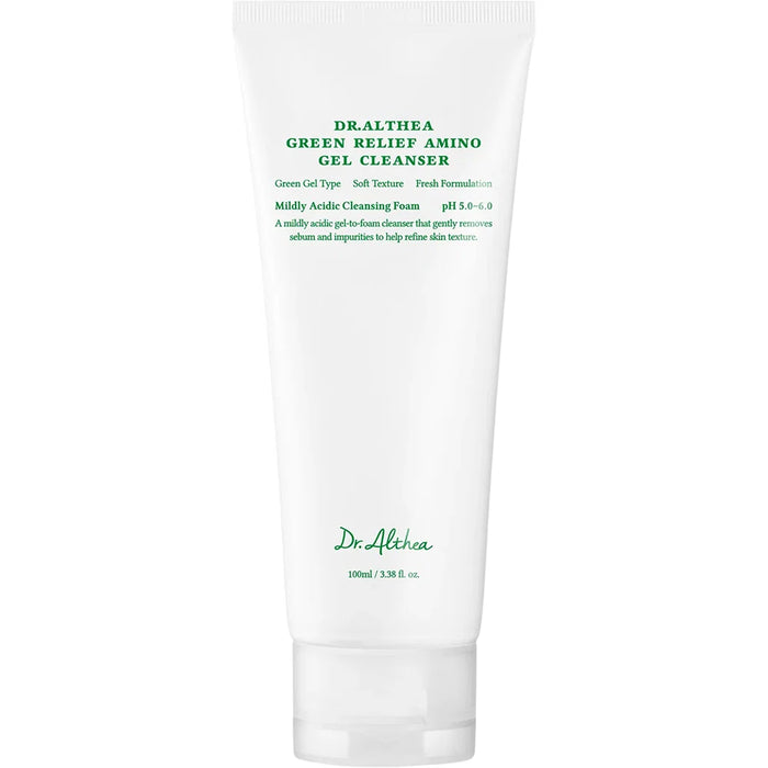 Gel de curățare Dr. Althea Green Relief Amino, purifiant, pentru față, 100 ml