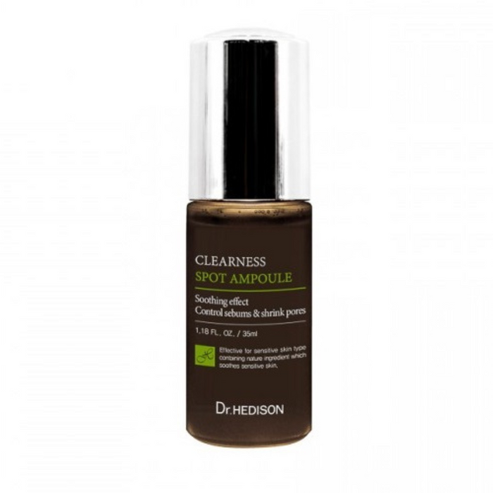 Ser Dr. Hedison Clearness Spot Ampoule, pentru ten sensibil, controlul sebumului, 35 ml
