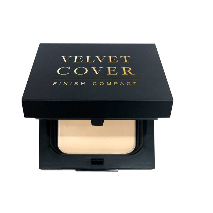 Pudră compactă Dr. Hedison Velvet Cover Finish Compact, mată, nuanța 21 Bej deschis, 14 g