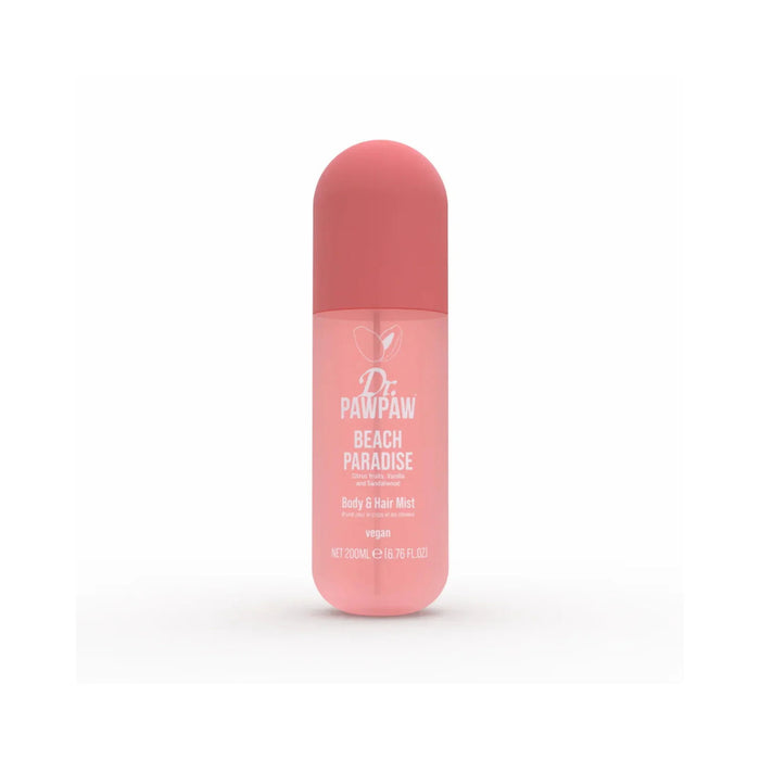 Spray pentru corp și păr Dr. PawPaw Beach Paradise, cu aromă de citrice, 200 ml