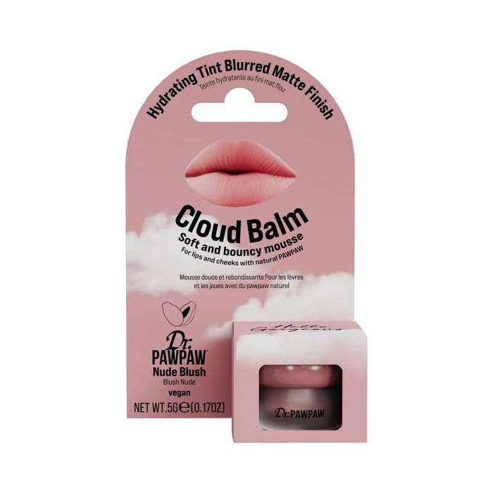 Fard de obraz cremă Dr. PawPaw Cloud Balm, matifiant și hidratant, nuanța Nude Blush, 5 g