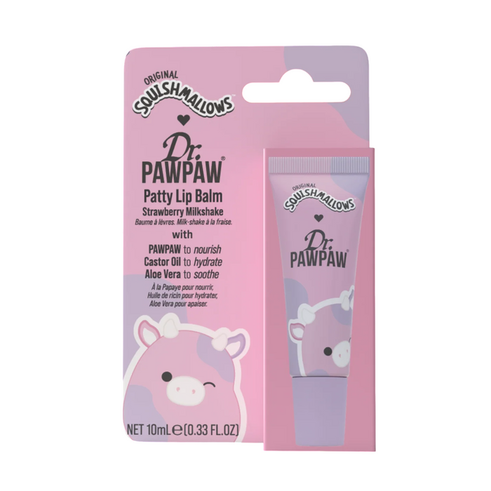 Balsam de buze Dr. PawPaw Patty Strawberry Milkshake, hidratant, 10 ml