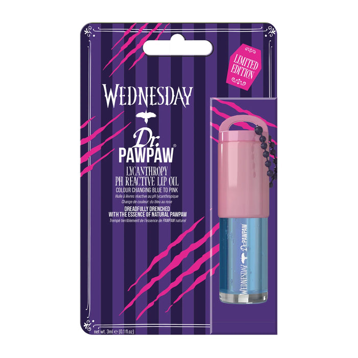 Ulei de buze Dr. PawPaw Wednesday, reactiv la pH, albastru spre roz, 3 ml