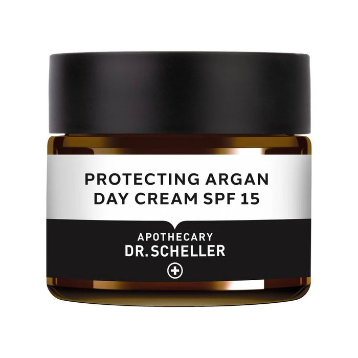 Cremă de față Dr. Scheller Protecting Argan, hidratantă, antiîmbătrânire, SPF 15, 50 ml