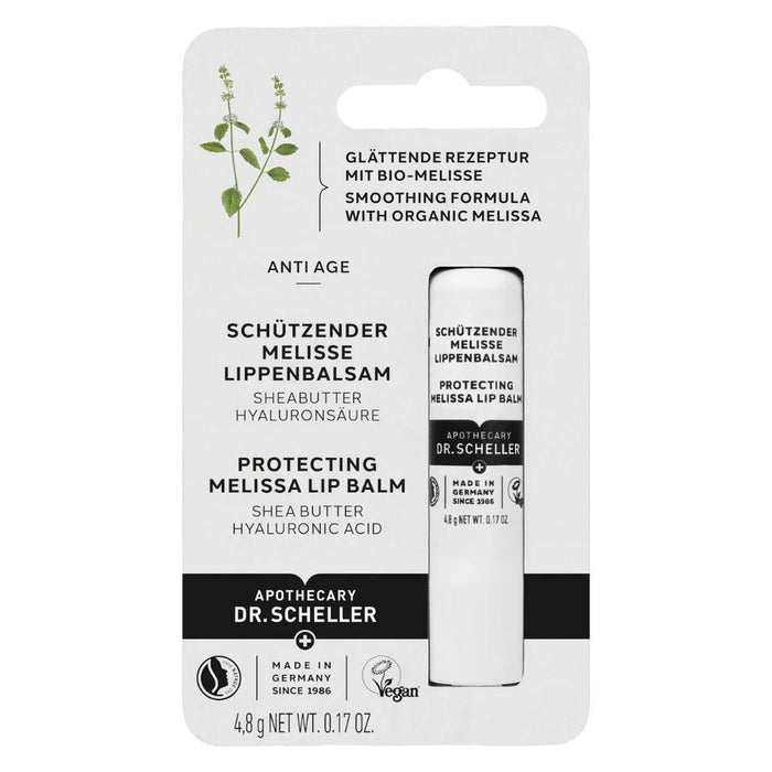 Balsam de buze Dr. Scheller Protective, hidratant și calmant, vegan, 4,8 g