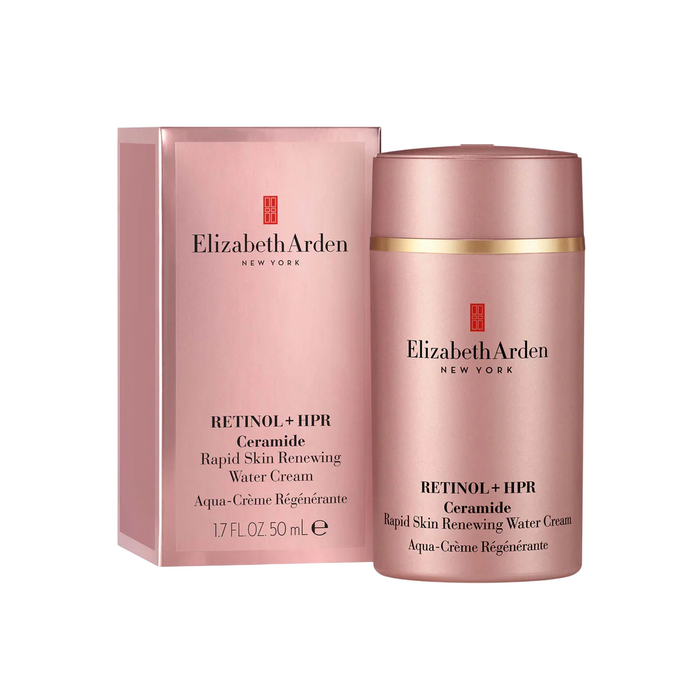 Cremă de față Elizabeth Arden Retinol + HPR Ceramide Rapid Skin Renewing Water Cream, pe bază de apă, 50 ml
