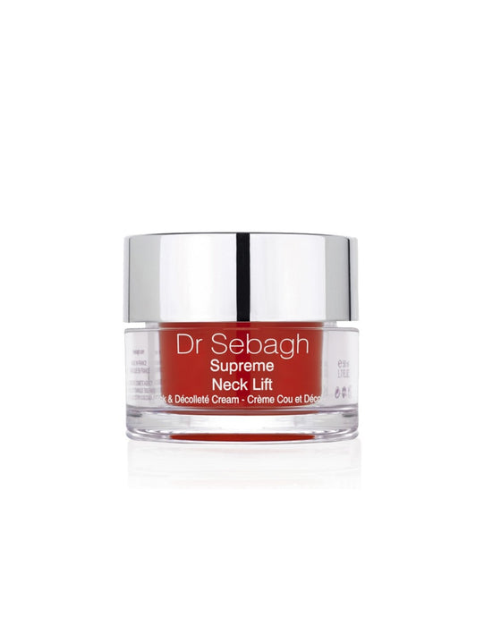 Cremă pentru gât și decolteu Dr Sebagh Supreme Neck Lift, cu acid hialuronic, efect de întărire, de zi, 50 ml