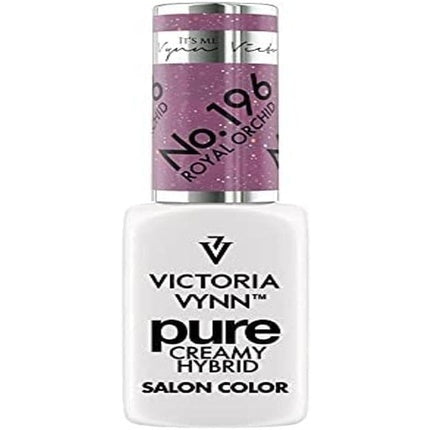 Vernis Unghii Victoria Vynn Pure Creamy Hybrid 196 Royal Orchid - Culoare Roz Violet
