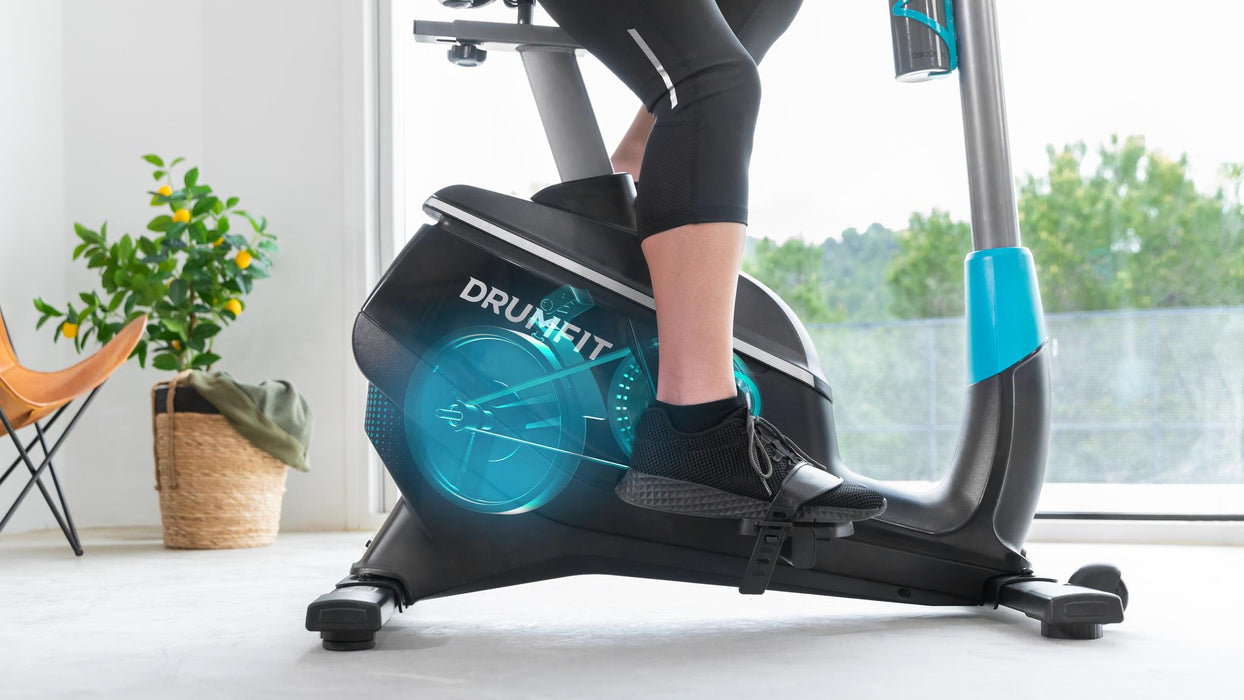 Bicicletă fitness Cecotec Drumfit Cycle 9000 Talos Pro, volantă 9 kg, rezistență magnetică, 56 × 94 × 142 cm