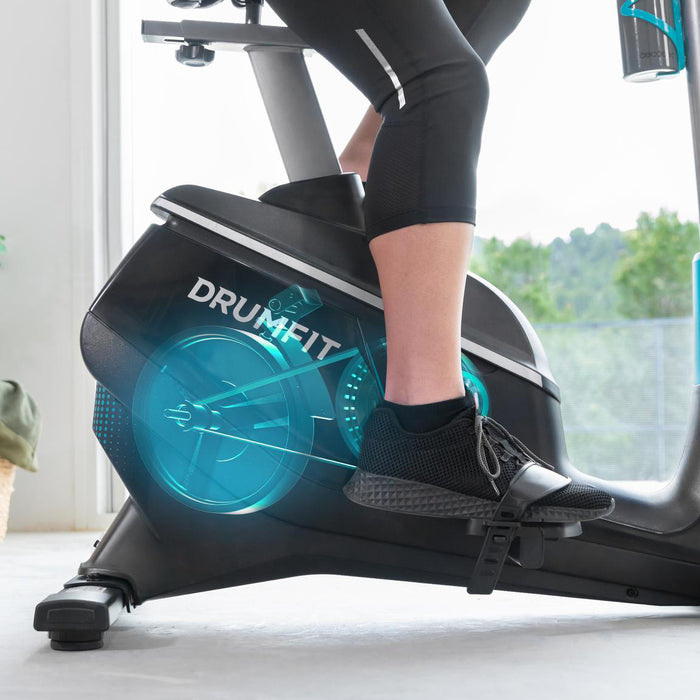 Bicicletă fitness Cecotec Drumfit Cycle 9000 Talos Pro, volantă 9 kg, rezistență magnetică, 56 × 94 × 142 cm